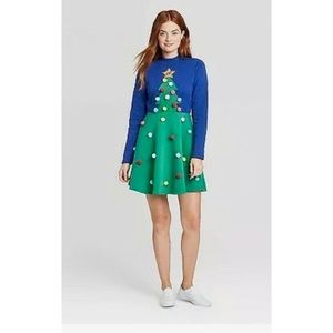 New Christmas Tree Holiday Dress